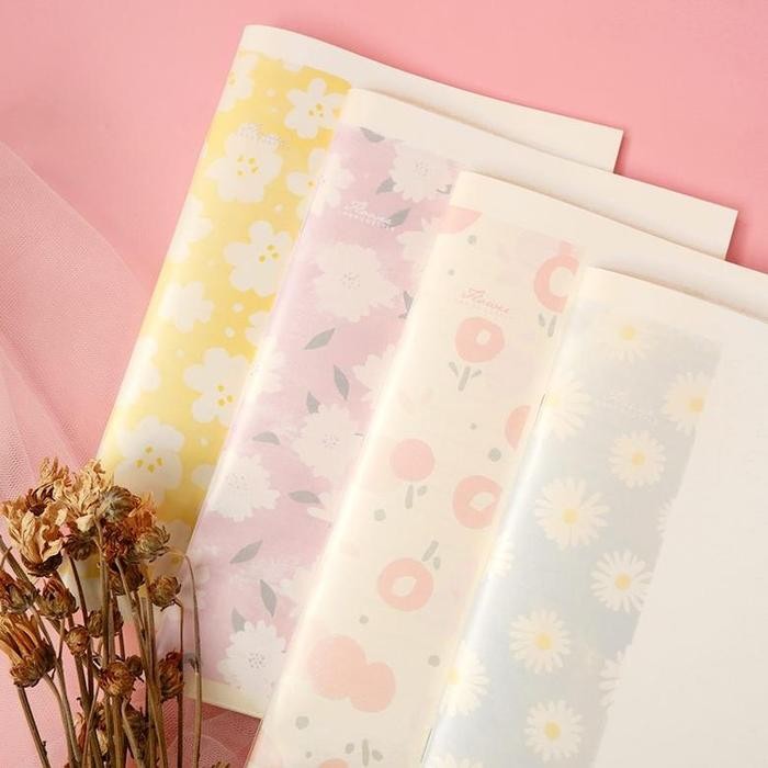 

BEST SELLER [ buku tulis a5-b5 cover anti air / isi 72 halaman motif bunga /