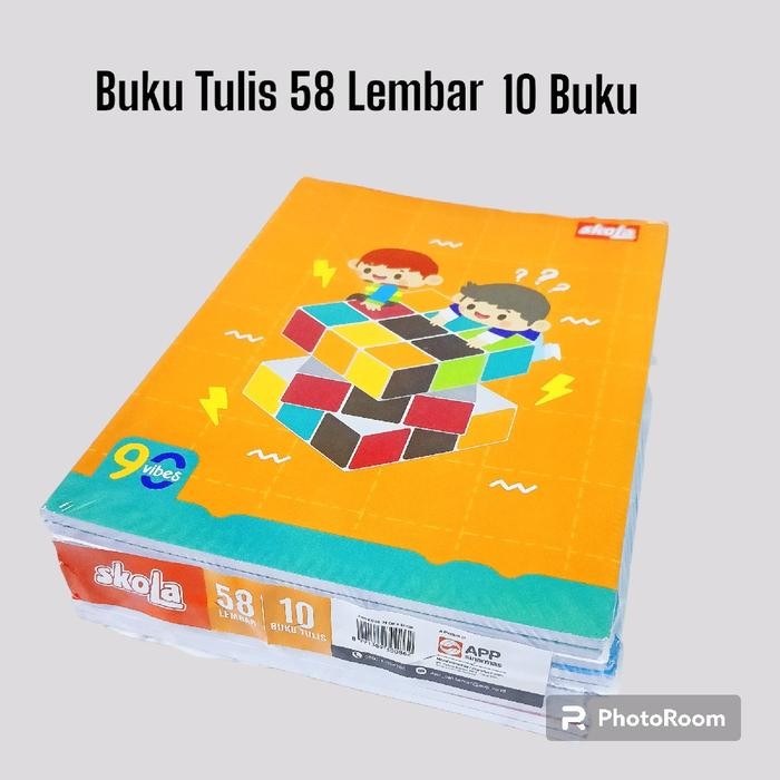 

BEST SELLER Buku Tulis SKOLA 58 Lembar 10 Buku Murah