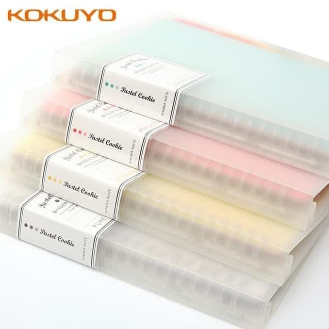 

BEST SELLER KOKUYO WSG-RUCP11 PASTELCOOKIE BINDER NOTEBOOK (REFILABLE) B5/26 holes