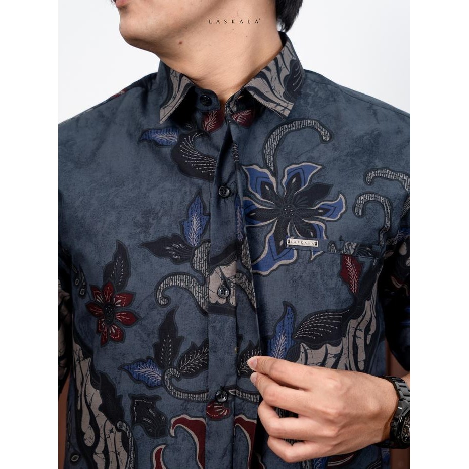Laskala Premium Batik - Wasta Slimfit Lengan Pendek