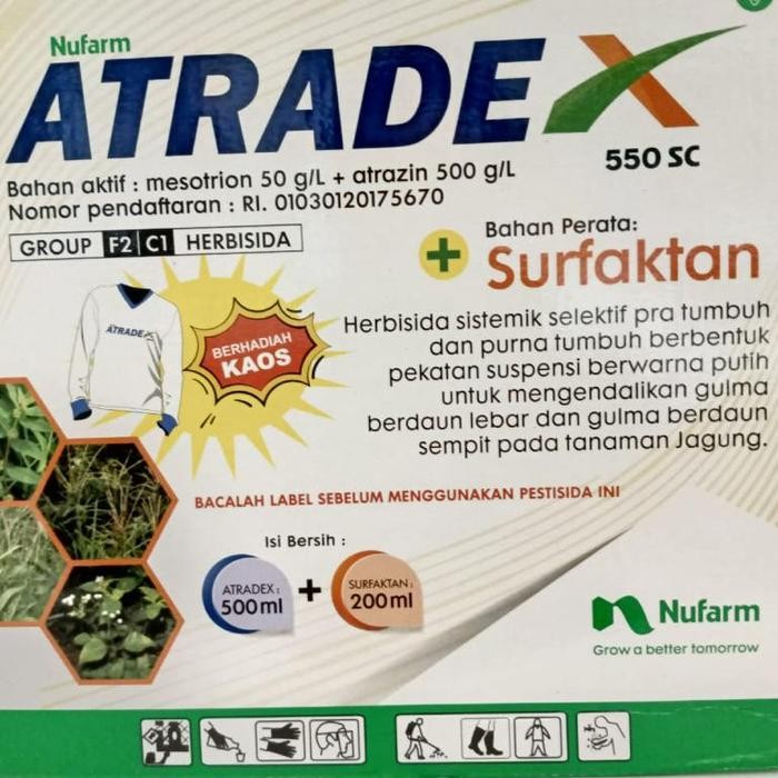 Atradex 550Sc 500 Ml Herbisida Selektif Jagung