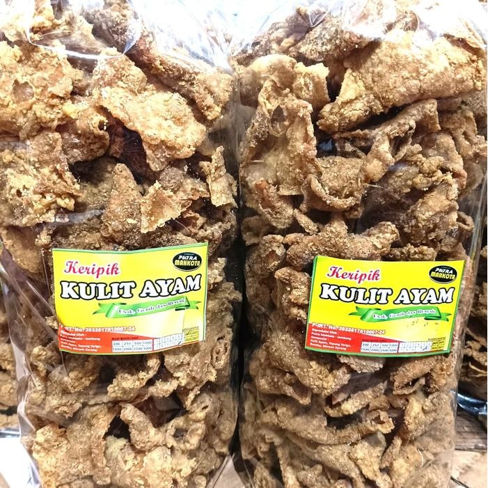 

Sedia Keripik Kulit Ayam kg Gurih Crispy Tebal Kripik Kulit Ayam Lezat Gurih Enak