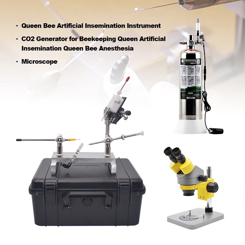 Professional Queen Bee Reproduction Kit Queen Bee Insemination Instrument Device with Hook Queen Bee