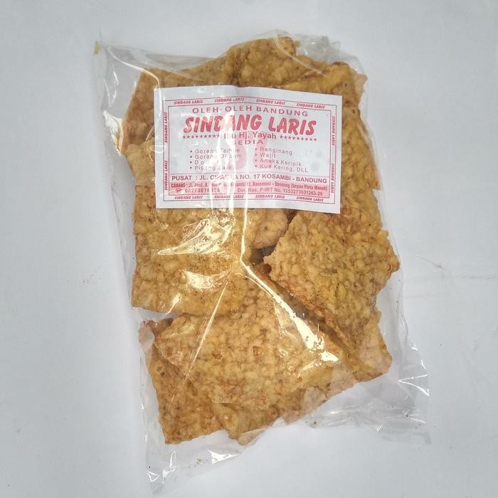 

Sedia Keripik Tempe Bandung Sindang Laris Kosambi 250 gram Kripik