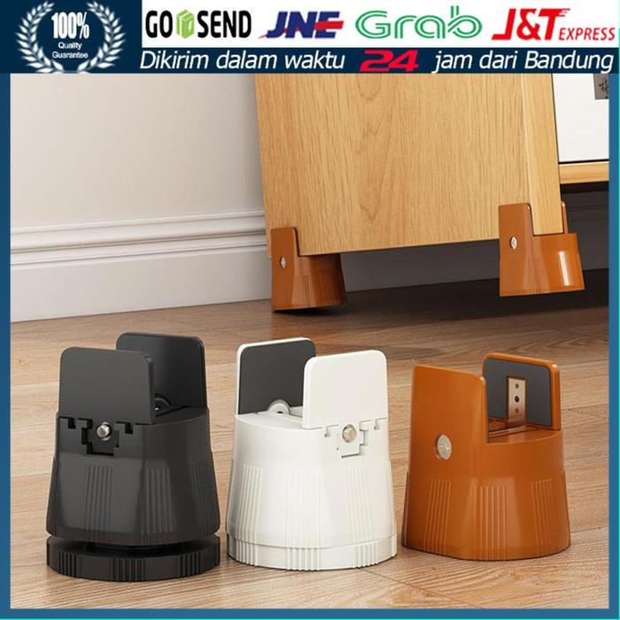 Kaki Sofa Tinggi Adjustable Kaki Lemari Tabung Alas Kaki Furnitur Yang Dapat Disesuaikan Anti Slip
