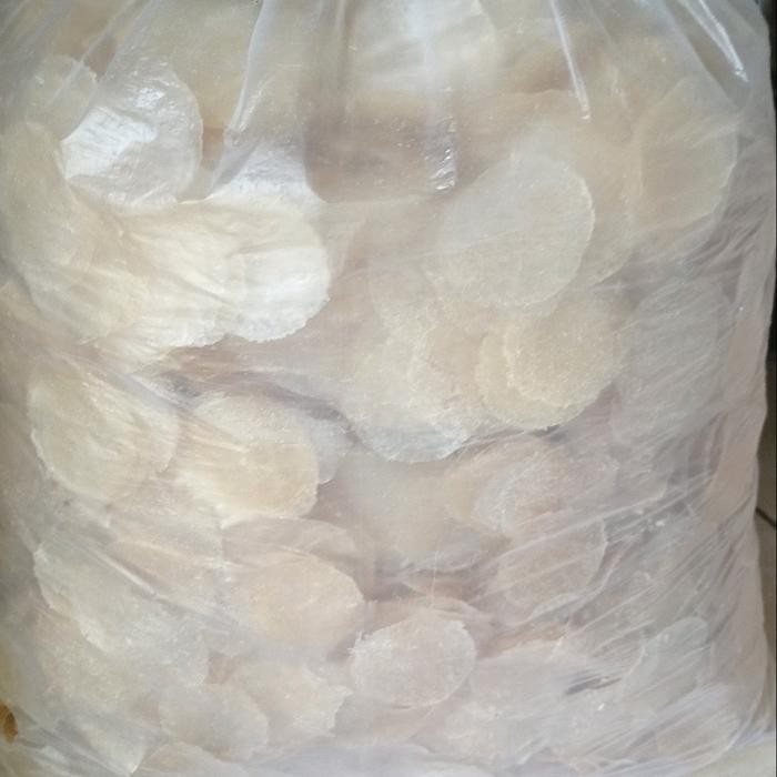 

Sedia ( 1kg )KERIPIK KACA/BELEUDAG BAHAN MENTAH TIPIS Alami Ce Singkong