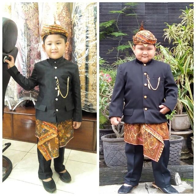 New Setelan Celana Beskap Basofi Sunda Anak Tk Dan Sd Lengan Panjang Termurah