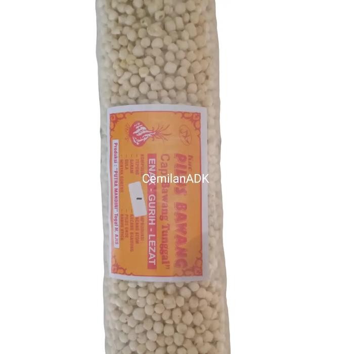 

Sedia pilus bawang isi 1kg-pilus kletuk khas Tegal gurih lezat Snack