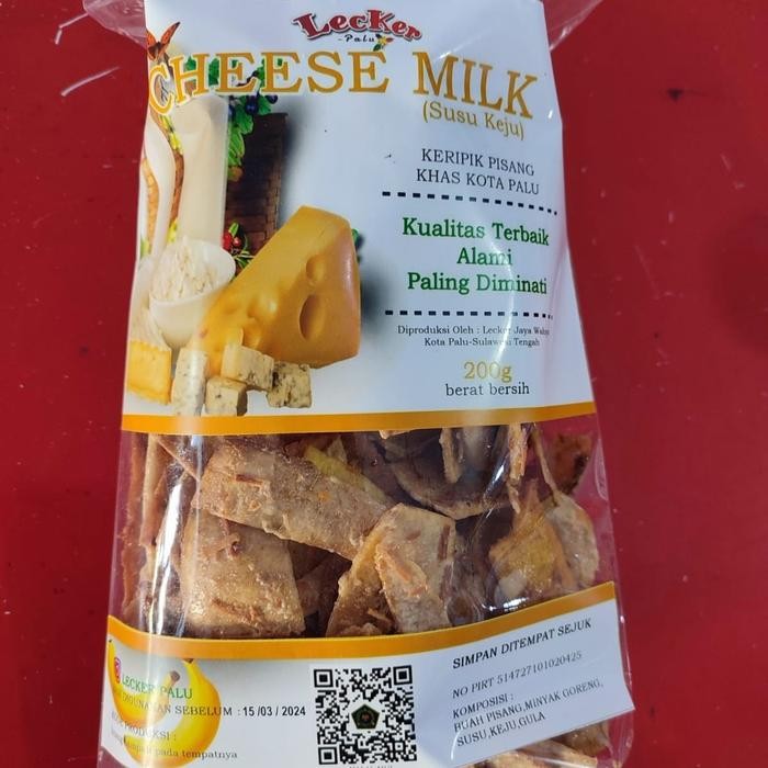 

Sedia Keripik Pisang Susu Keju - Lecker - Khas Palu