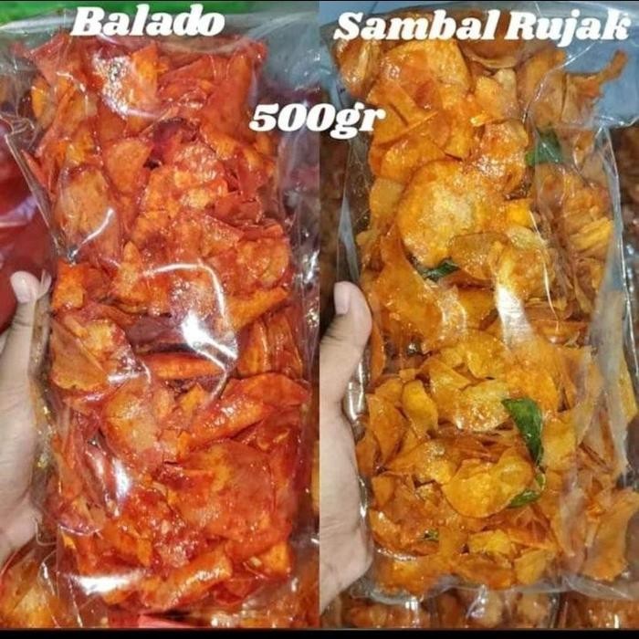 

Sedia Keripik Singkong Sanjay g Balado / Sambal Rujak / Seblak