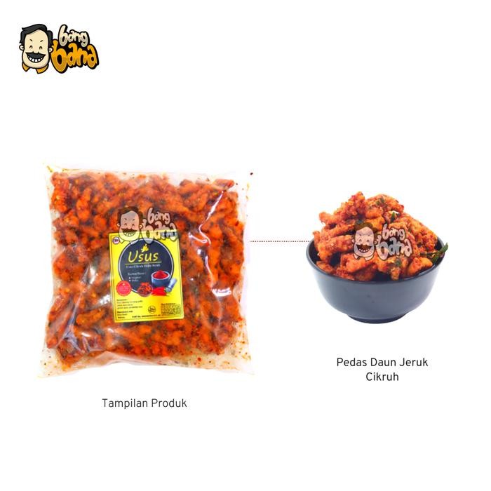 

Sedia Keripik Usus Crispy Pedas Daun Jeruk Cikruh 250Gr Kripik Snack Food