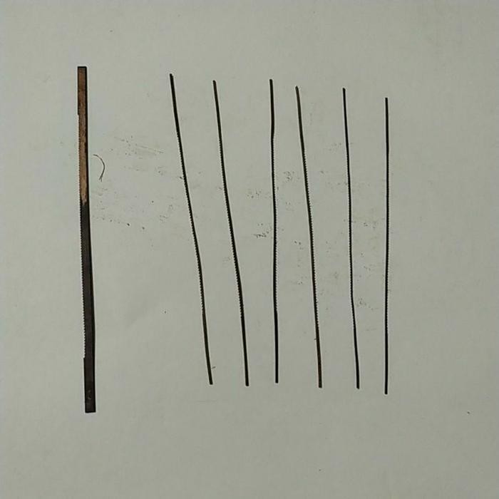 (Allthebest) Gergaji ukir Triplex + 6 mata Lidi Pemotong Saw U manual. harga per paket