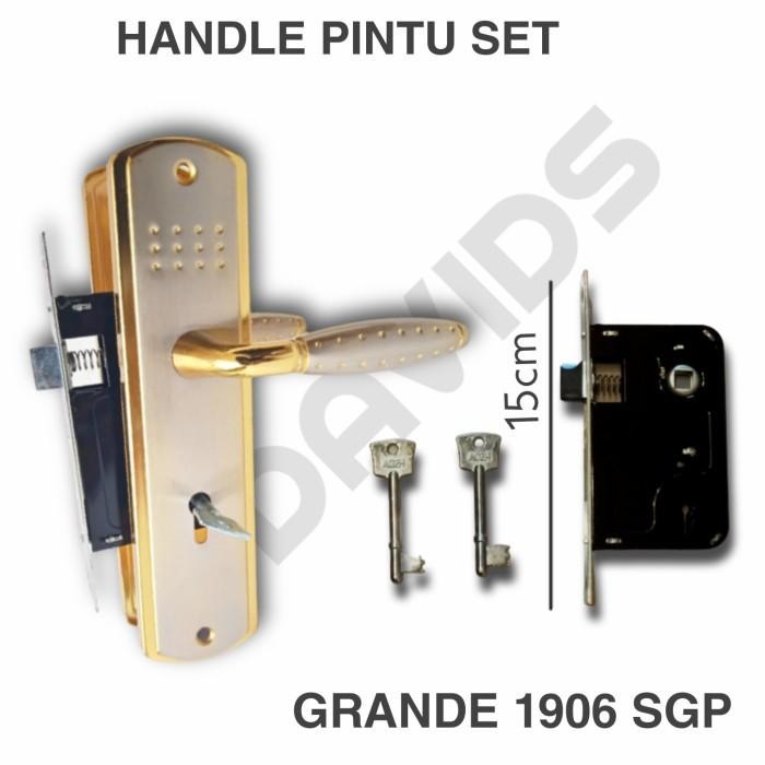 (Allthebest) Handle Handel Slot Gagang Kunci Pintu Rumah Kecil