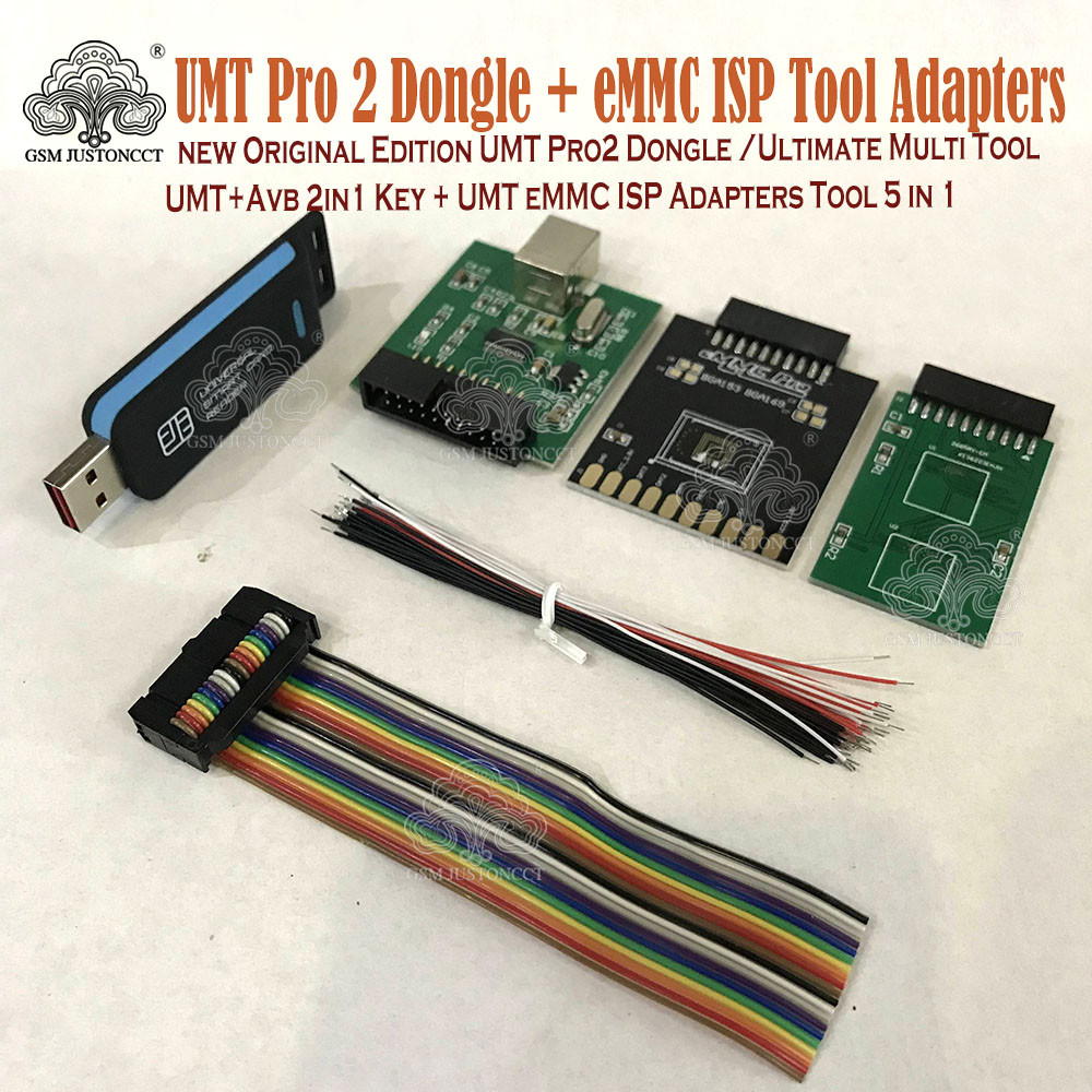 EXCLUSIVE 2024 new Original Edition UMT Pro2 Dongle /Ultimate Multi Tool UMT+Avb 2in1 Key + UMT eMMC