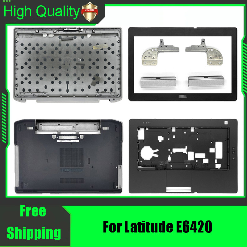 For DELL Latitude E6420 Laptop LCD Rear Lid Back Top Cover Front Bezel Hinge Cover Palmrest Upper Bo