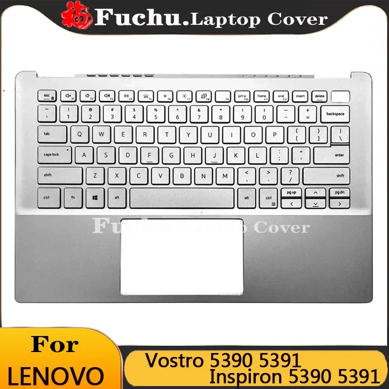 New For Dell Inspiron 5390 5391 Vostro 5390 5391 Laptop Palmrest Case Keyboard US English Version Up