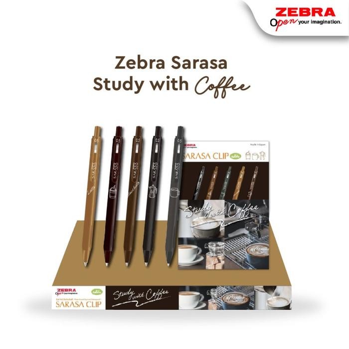

Pulpen Gel Sarasa Vintage Coffee 0.5mm Limited Edition 100% Original - Alat Tulis Senang Stationery