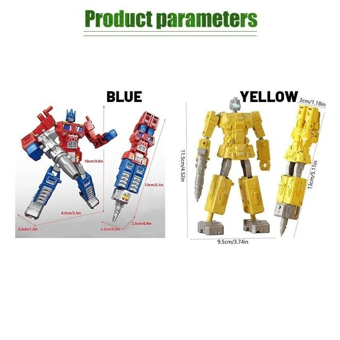 

Gift Pen Pena Mainan Figure Robot Soldier Alat Tulis Hadiah Gift Optimus Transformasi Pena