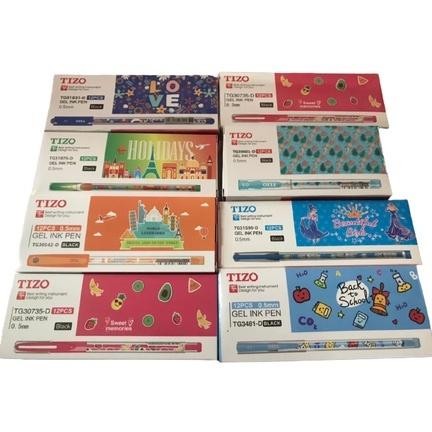 

Pulpen TIZO Gel Ink Pen (Motif Random sesuai Stok) Atk Tulis