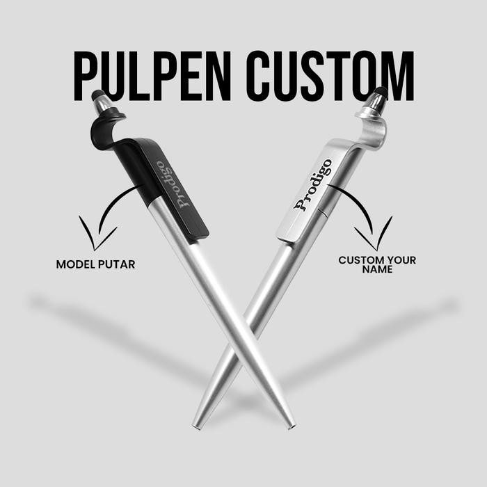 

Pulpen Eksklusif Model Parker Putar Ball Pen Ballpoint Pena Alat Tulis Custom Nama Logo Prodigo
