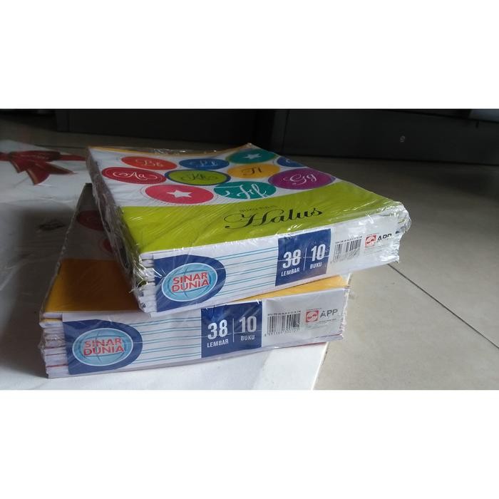 

Buku Tulis Sidu Halus Isi 38 Lembar (1 Pak 10 BK)