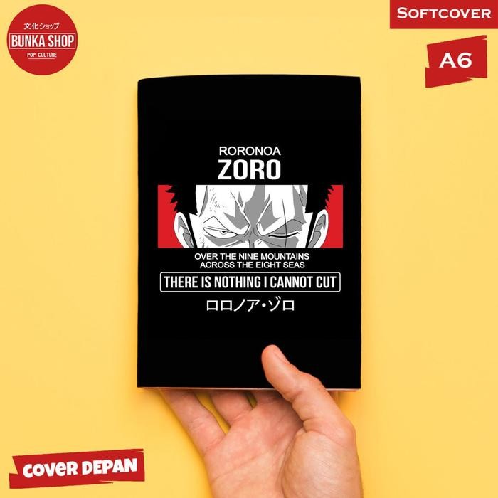 

Pocket Note Anime Karakter Quote Ukuran A6 Sampul Hardcover buku saku