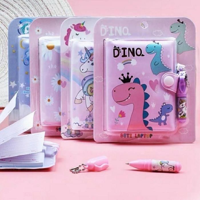 

Buku diary Lucu book sama pena