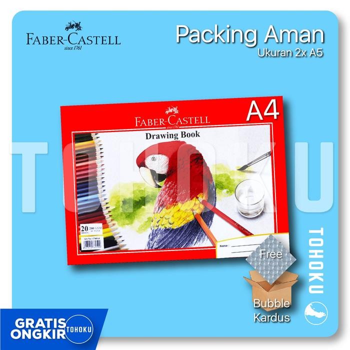 

Buku Gambar A4 200Gsm Faber Castell Drawing Book