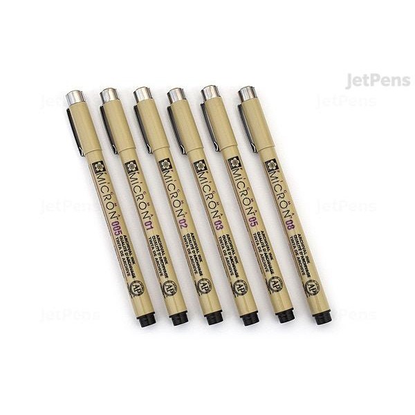 

sakura pigma micron black