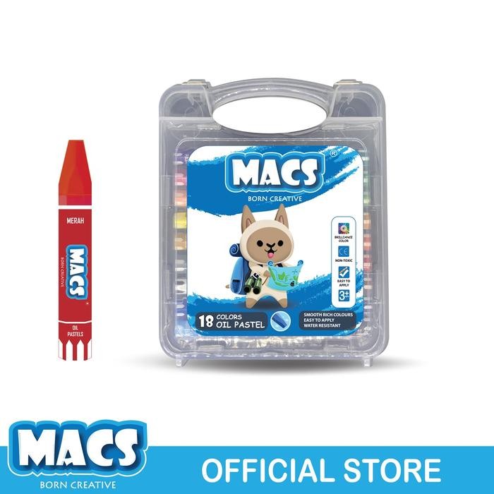 

MACS 18 Warna Crayon Oil Pastel Colors
