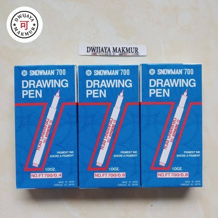 

Snowman Drawing Pen 1 Kotak 12 pcs