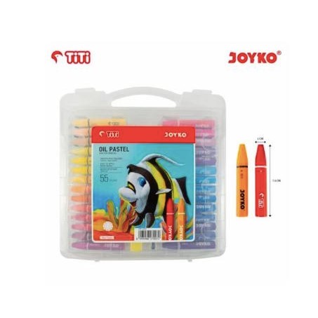 

Crayon / Oil Pastel Titi Joyko 55 Warna