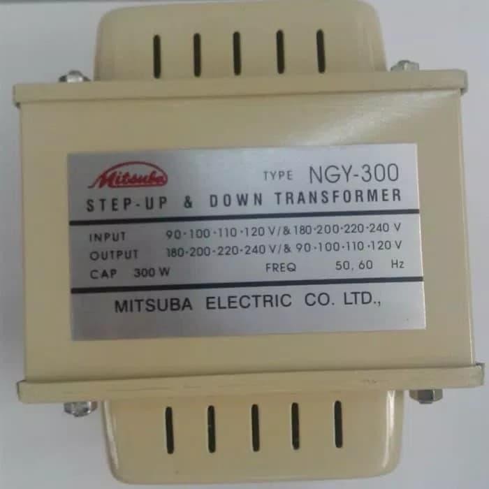 mitsuba trafo step up dan step down 300w