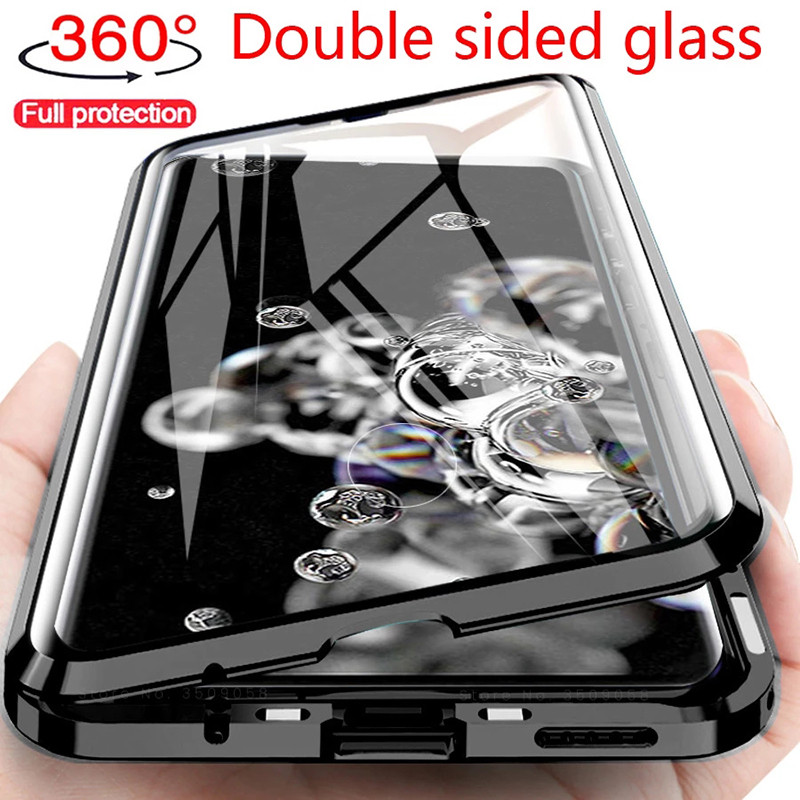 360 Full Protection Magnetic Case For Samsung A71 A51 A21S A52 A32 A12 S21 A50  S20 S21 S22FE  Doubl