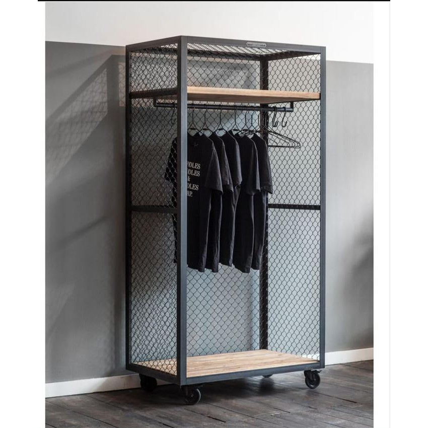 Rak Baju Distro Pajangan Rak Tempat Pakaian