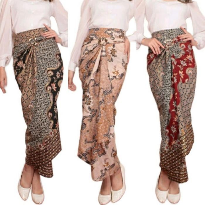 Rok jarik,Rok Lilit Batik Modern Motif Terbaru , Kain Batik Floral , Rok Serut Batik , Rok Batik