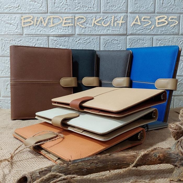 

Binder Ekslusif A5 Ring 20 B5 Ring 26 Cover Binder Buku Kuliah Bahan Kulit Sintetis
