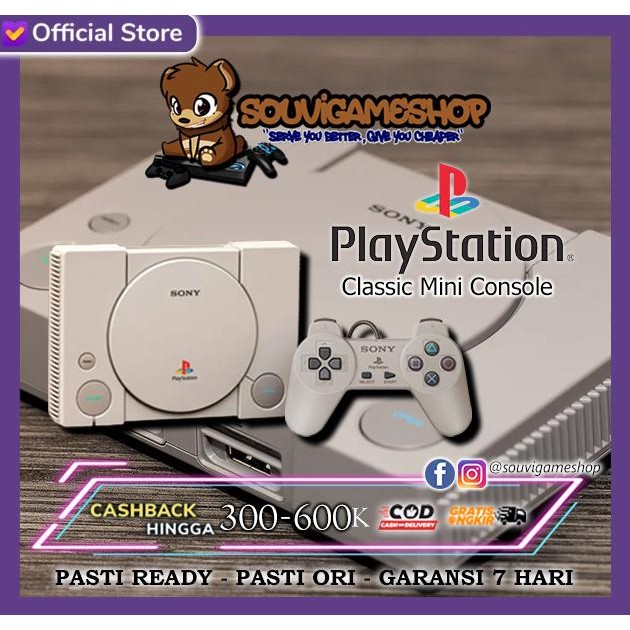 CUCI GUDANG  Playstation One / PS 1 / PS One Classic Mini Console