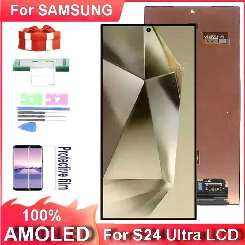 Super AMOLED S24Ultra LCD Touch Screen For Samsung Galaxy S24 Ultra 5G S928 S928F S928B S928U S928E 