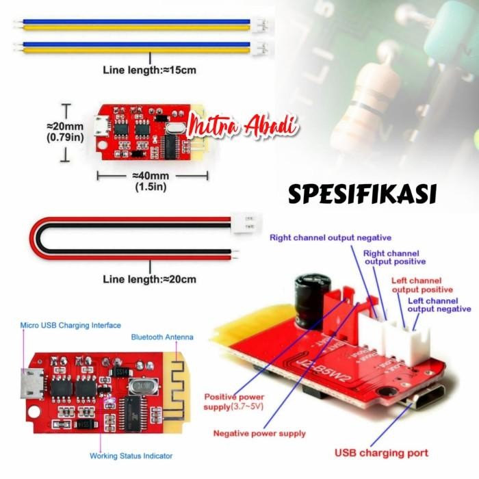 (Allthebest) DW-CT14 Mini Stereo Bluetooth Power Amplifier Board