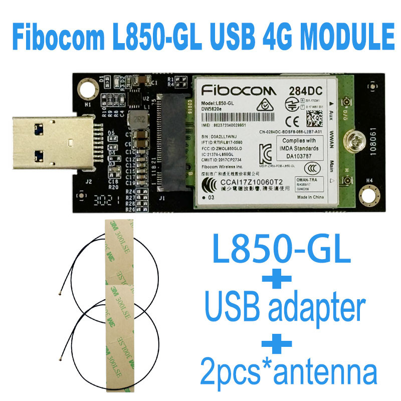 Fibocom L850-GL 4G LTE Cat9 M.2 Cellular WWAN Module Intel XMM 7360 LTE modem For USB L850-GL 4G LTE