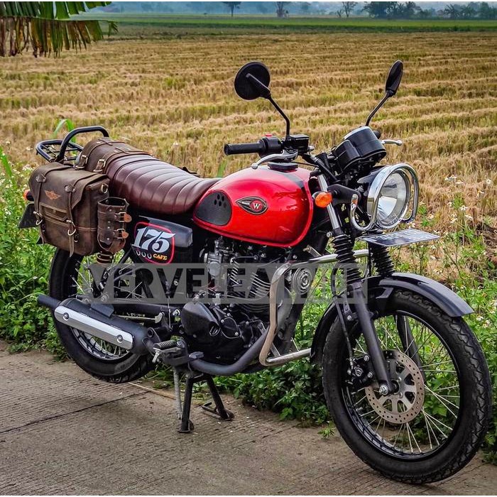 Cuci Gudang W175 , Kawasaki W175 , Tas W175 , Sidebag Motor, W250