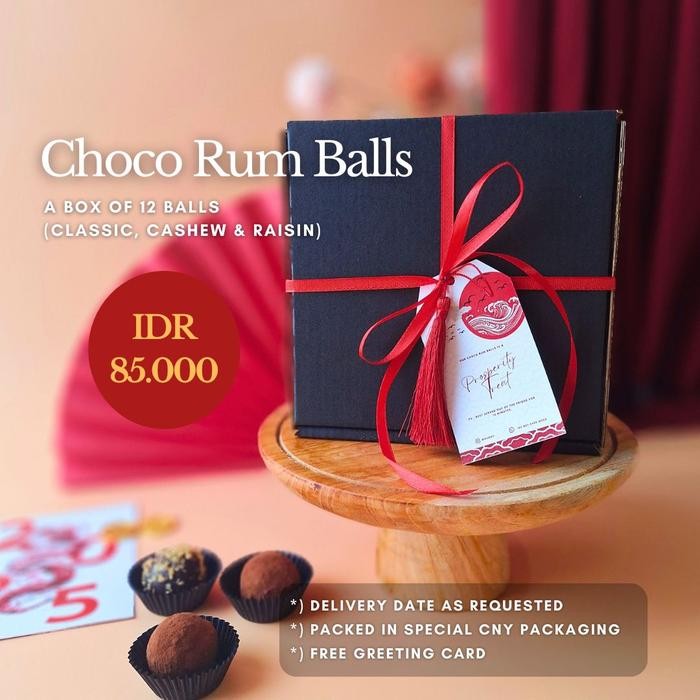 

CNY Hampers Imlek / Parsel Sincia / Lunar Parcel / Coklat - Rum Balls