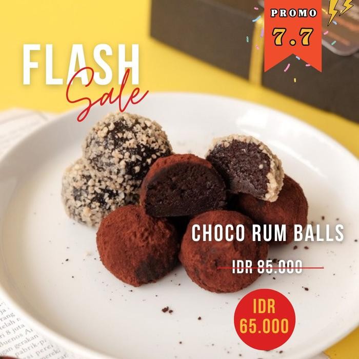 

CHOCO RUM BALL - Dessert / Gift Box / Coklat / Rumballs