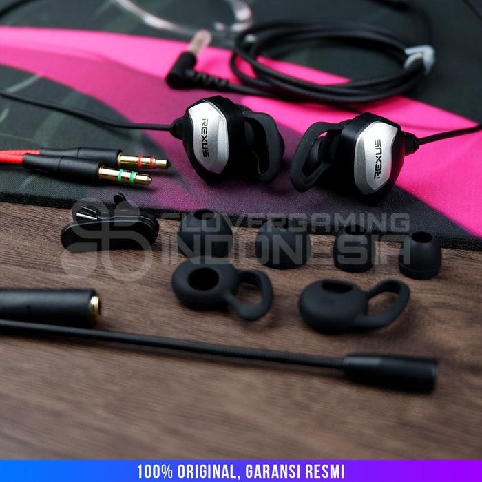 (Expert) Rexus Vonix ME6 Gaming Earphone with Dual Microphone ME 6 ME-6 Headset