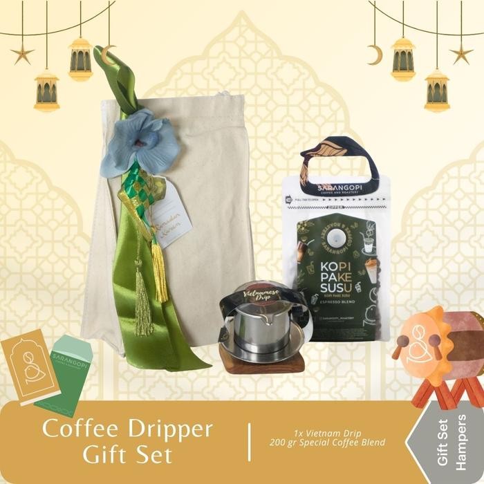

Coffee Dripper Gift Set - Hampers Kado Souvenir Kopi - Sarangopi