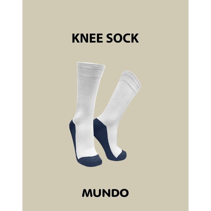 (Expert) TERBEST// MUNDO School Sock SD SMP SMA Knee - Kaos Kaki Anak Sekolah