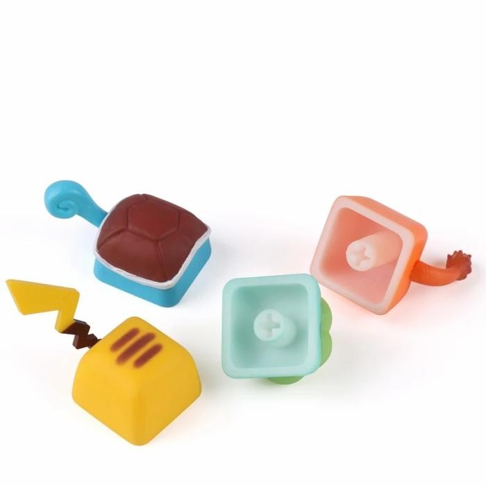 (Expert) Pokemon Keycaps Custom Resin Artisan