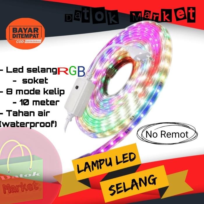 Expert Lampu Led Strip RGB Selang LED rgb 10 meter Anti Air Selang Agustusan