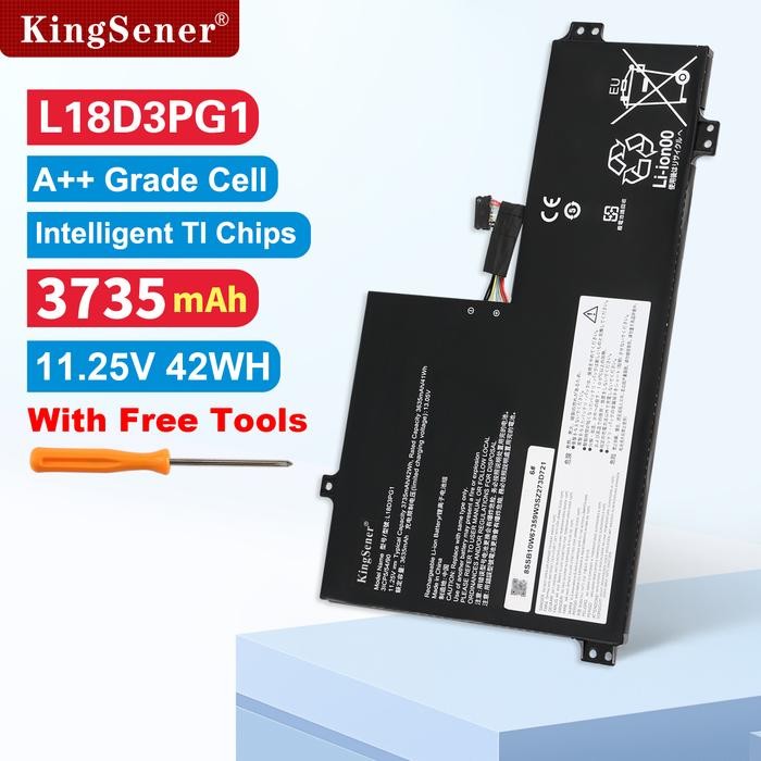KingSener L18D3PG1 L17M3PB0 Laptop Battery For Lenovo 100E 500E Chromebook 1st Gen/100E 300E 500E Ch